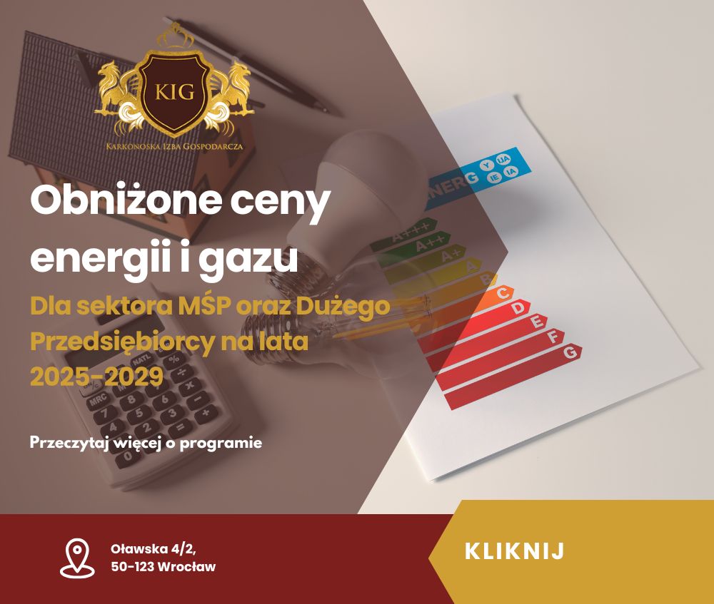 Obniżone ceny energii i gazu. Dla sektora MŚP oraz Dużego Przedsiębiorcy na lata 2025-2029